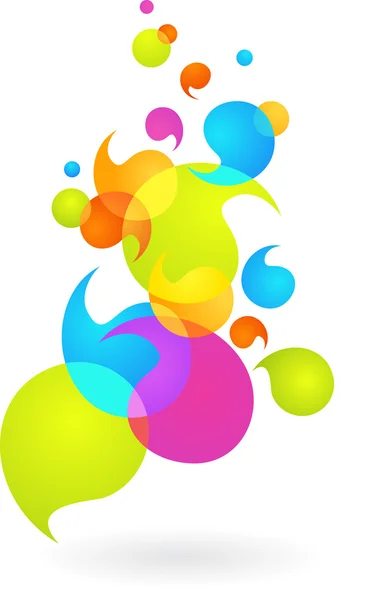 Fond de bulle coloré - 2 — Image vectorielle