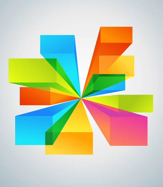 Milieux copyspace colorés — Image vectorielle