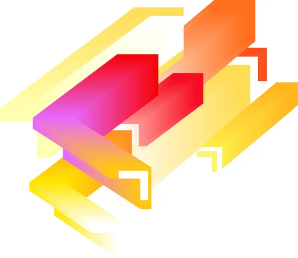 Abstraktní barevné pozadí - 3 — Stockový vektor