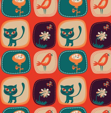 Cute childish wallpaper clipart