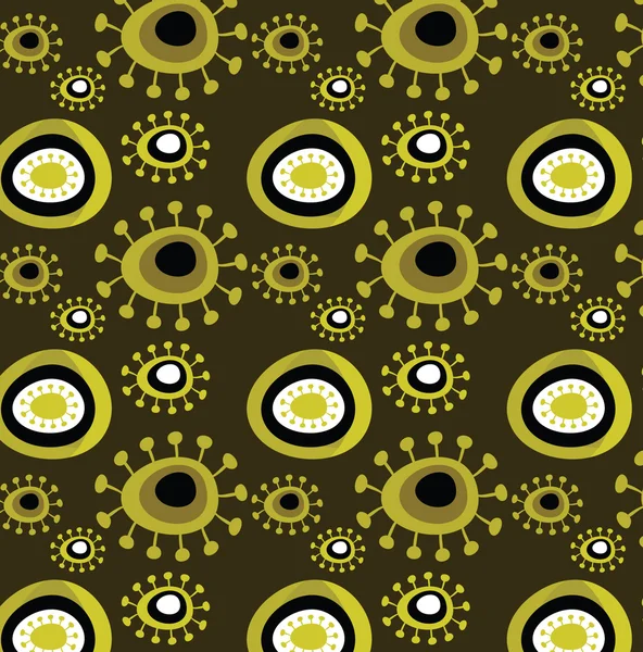 Grunge floral patroon — Stockvector