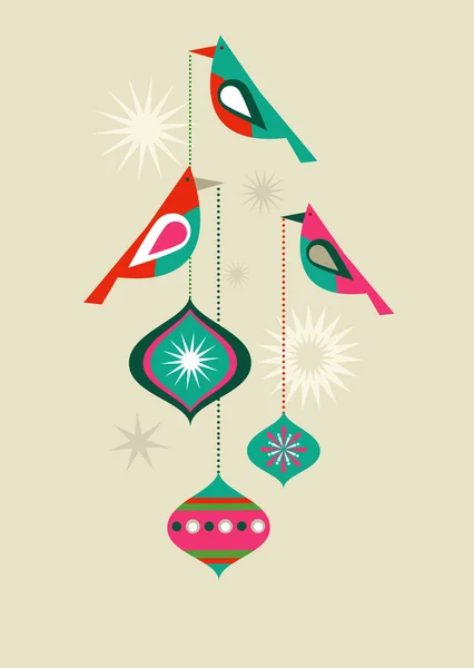 Різдво птахів — стоковий вектор