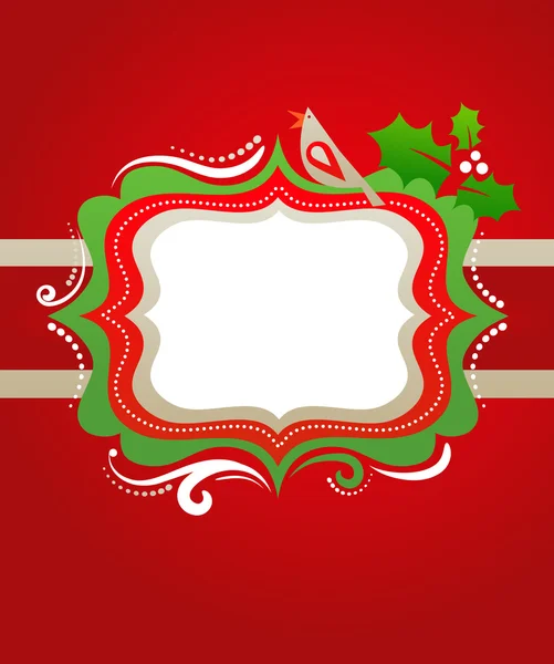 クリスマス フレーム - 2 — ストックベクタ