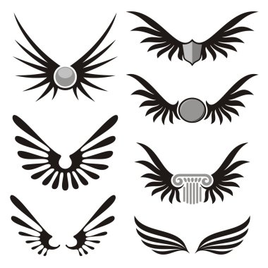 Wings 01 clipart