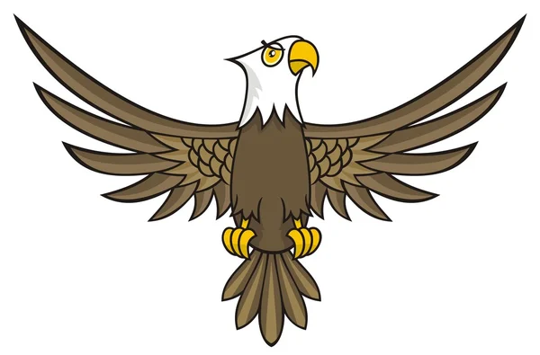Dibujos animados águila — Vector de stock