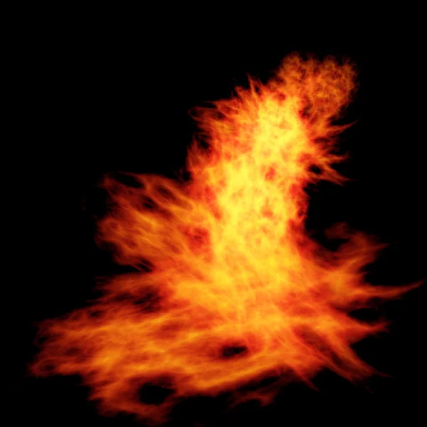 Движение пламени — стоковое фото