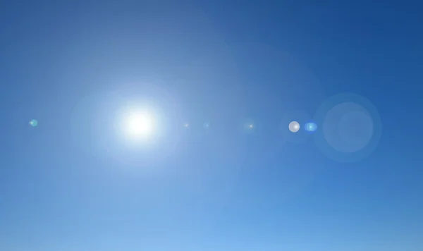 Sonne und Himmel — Stockfoto