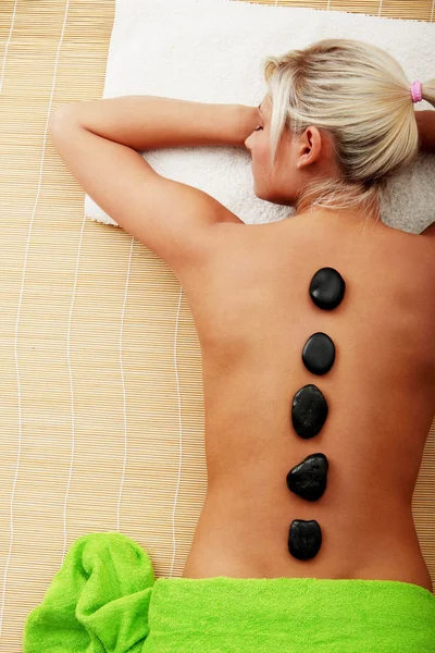 Attractive woman getting spa — Stock Photo, Image