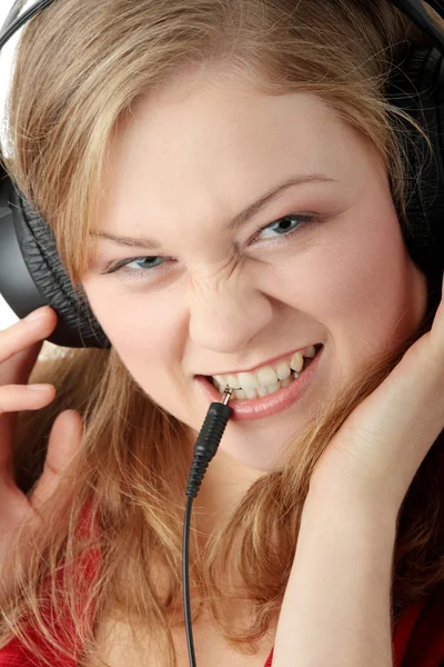 Listening to the Music — Stock Photo, Image