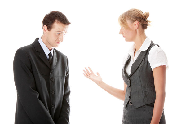 Work Colleagues arguing