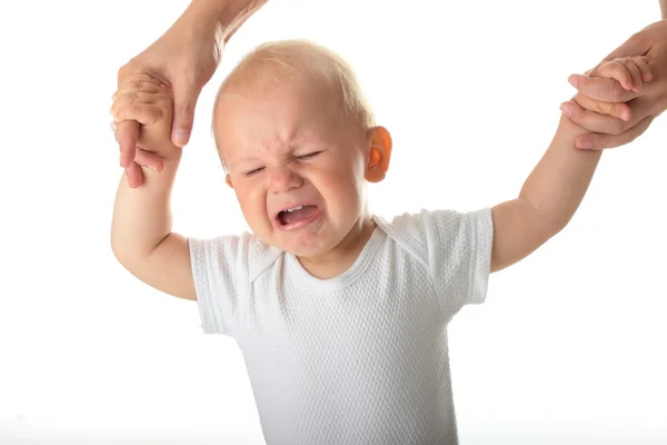 Mutsuz bebek ağlıyor — Stok fotoğraf