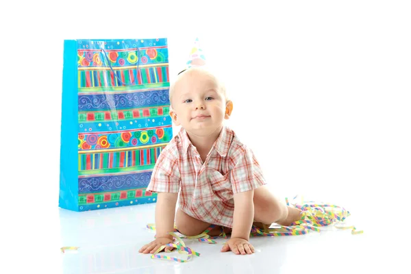 Kind jongen verjaardag — Stockfoto