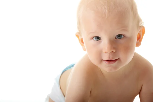 Brillante retrato de primer plano del adorable bebé — Foto de Stock