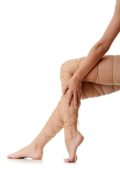 다리 통증 개념 — 스톡 사진