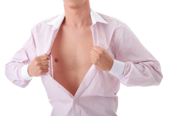 Ściągając koszuli — Zdjęcie stockowe