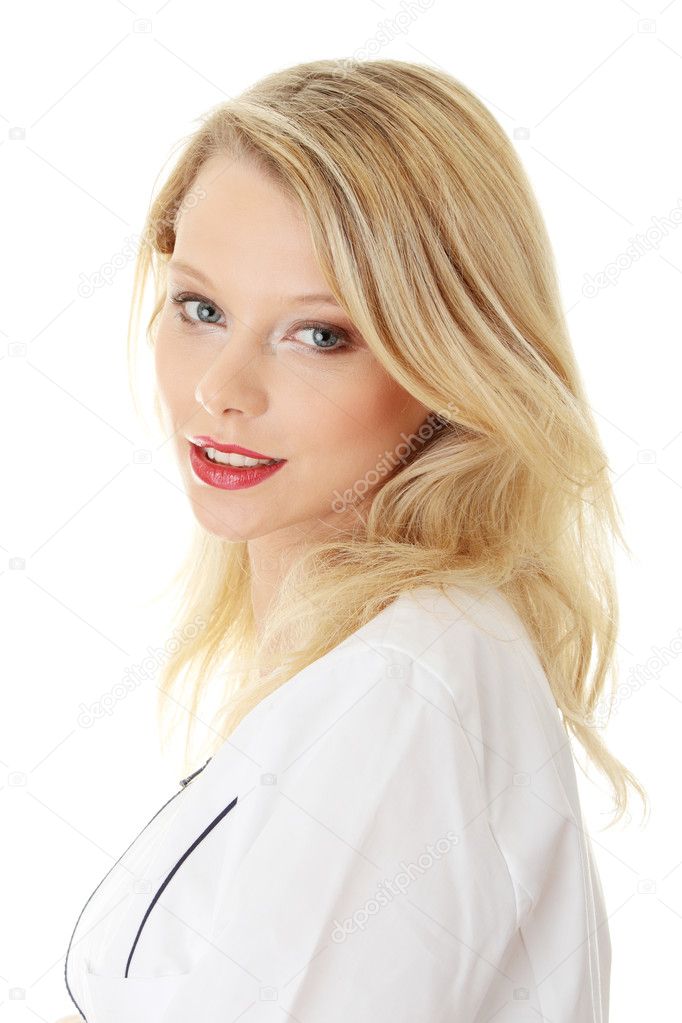 Female doctor or nurse