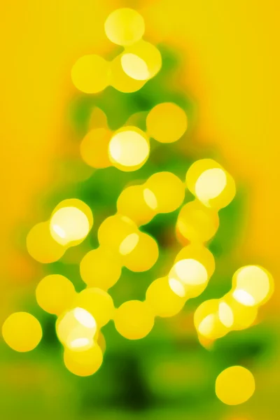 Μαγικό θαμπάδα χριστουγεννιάτικο δέντρο — Φωτογραφία Αρχείου