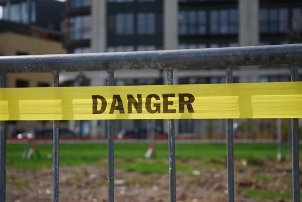 Stock image Danger yellow ribbon