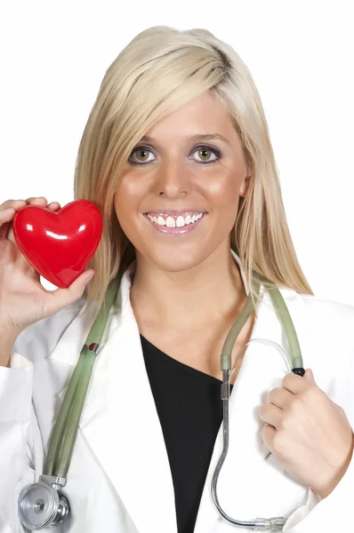 Ženské kardiolog — Stock fotografie