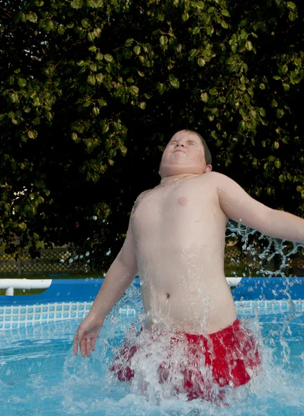 Boy Swimming — Stock Photo, Image