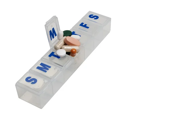 Tablettenbox — Stockfoto
