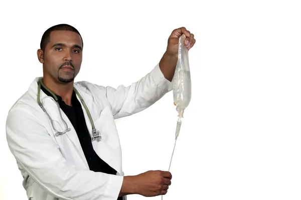 Arzt hält Tasche in der Hand — Stockfoto