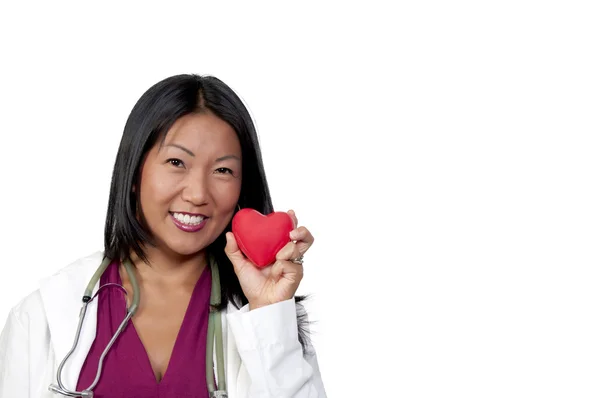 Kobieta kardiolog — Zdjęcie stockowe