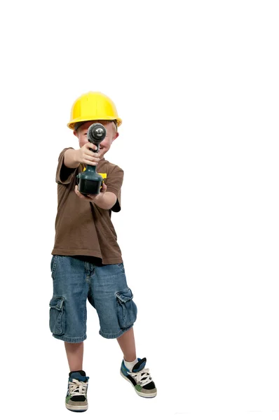 Little Construction Worker — Stock Photo, Image