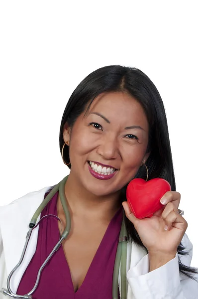 Kvinnliga kardiolog — Stockfoto