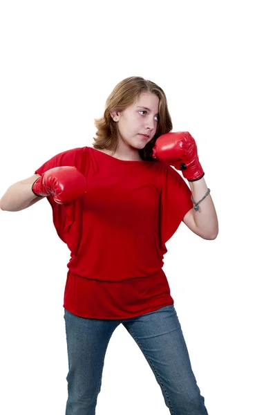 Dospívající boxer — Stock fotografie