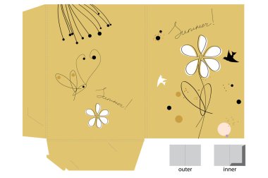 Gift folder clipart