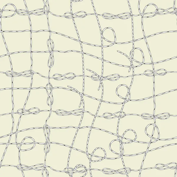 Patrón sin costura con cordón — Archivo Imágenes Vectoriales