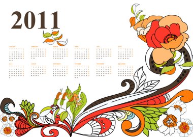 kalender voor 2011