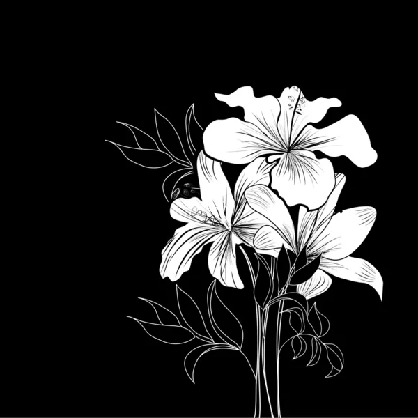 黑色和白色背景 — 图库矢量图片