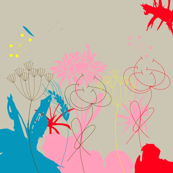 Fond grunge coloré — Image vectorielle