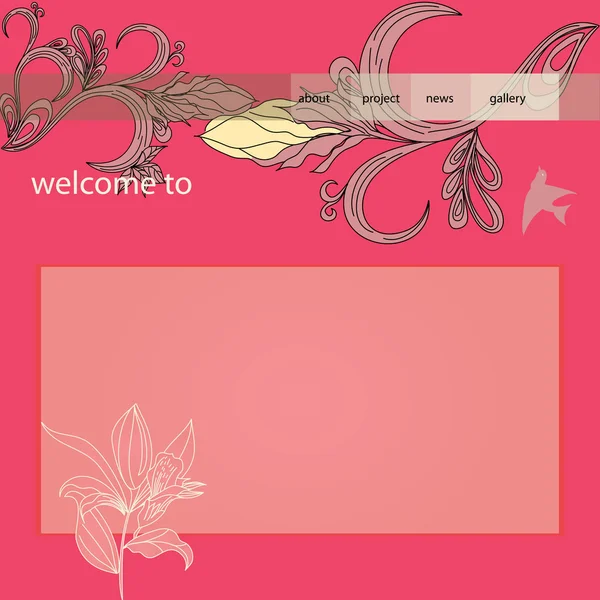 网站设计模板 — 图库矢量图片