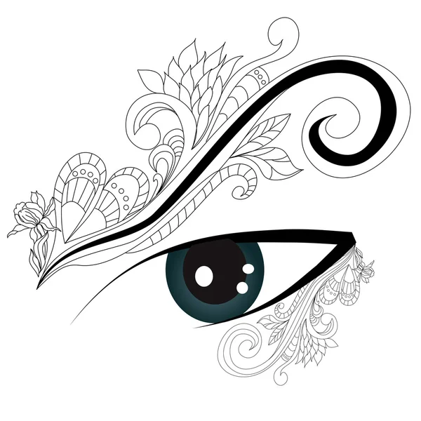 Декоративні очей — стоковий вектор