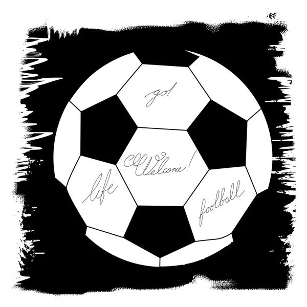 Elemento de diseño de fútbol — Archivo Imágenes Vectoriales