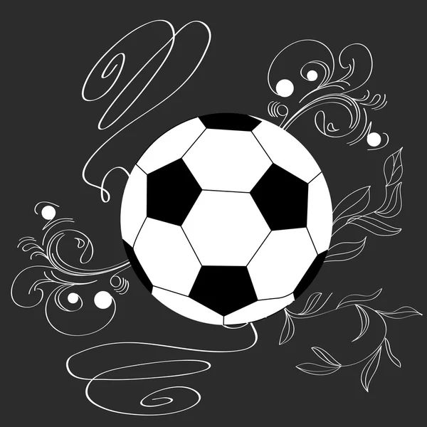 Μόνο Ποδόσφαιρο μπάλα — Διανυσματικό Αρχείο