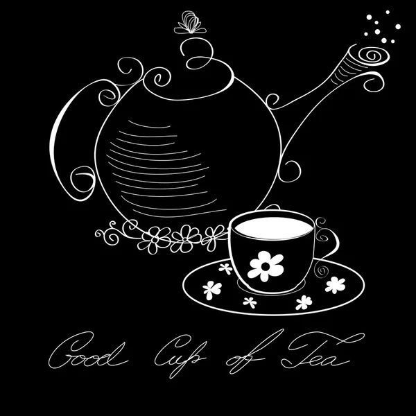 Dobrý šálek čaje — Stockový vektor
