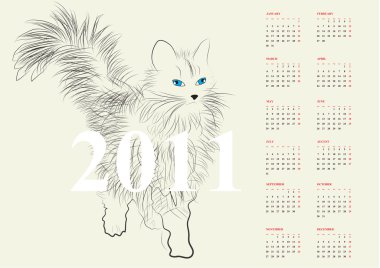 kalender voor 2011