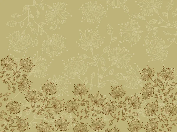 Decoratief patroon bloem — Stockvector