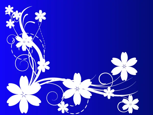 Blumenmuster dekorativ — Stockvektor