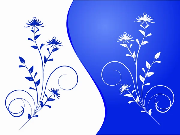 Λουλούδι μοτίβο decoratively — Διανυσματικό Αρχείο