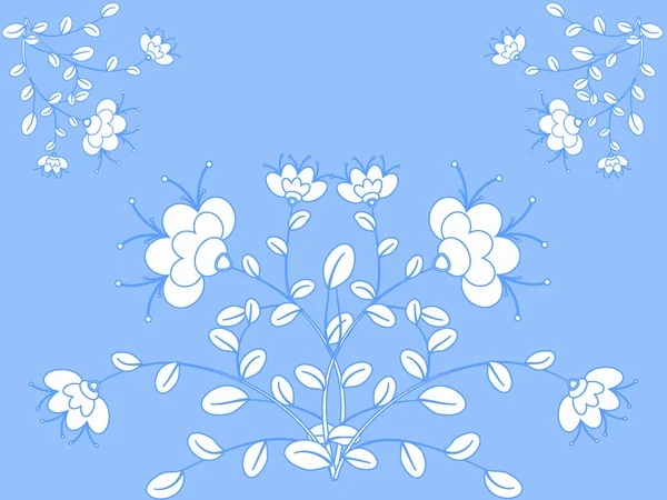 Flower pattern decoratively — Stock Vector