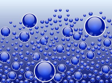 Abstract liquid bubbles clipart