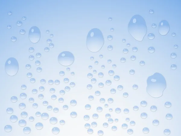 Gotas de água em vidro —  Vetores de Stock