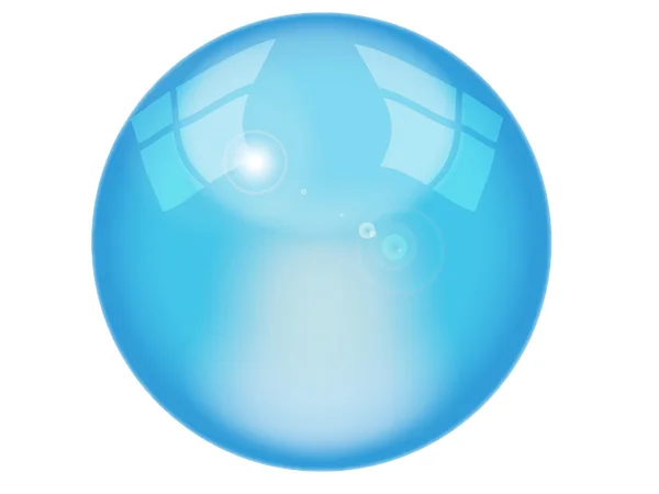 Abstract blue bal — Stock Vector