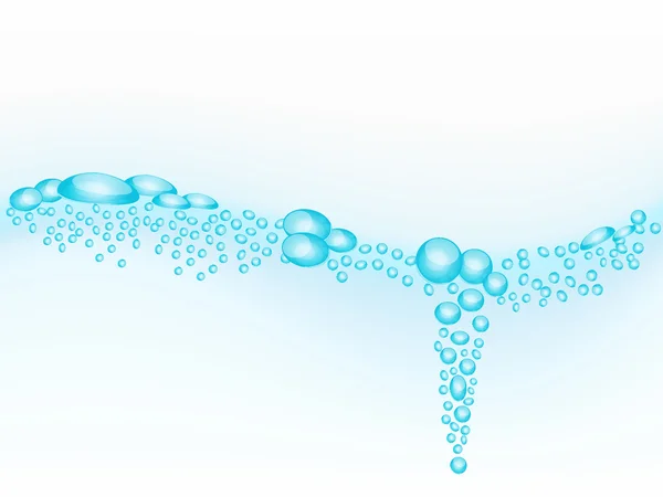 Анотація рідких бульбашки — стоковий вектор