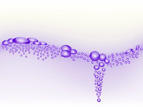 Abstrakt flytande bubblor — Stock vektor